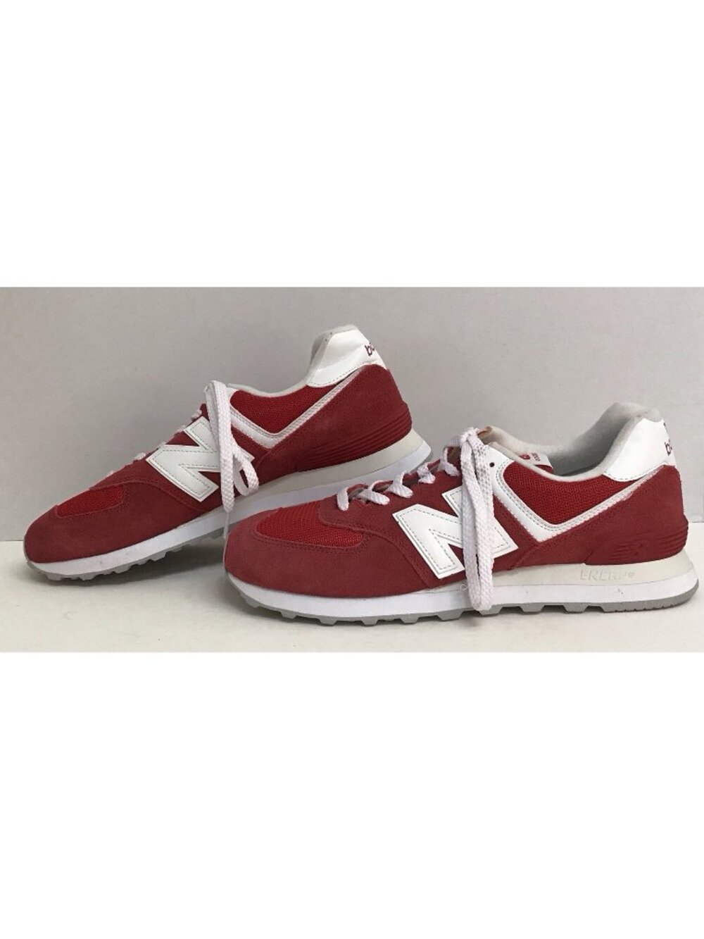 New Balance 574 - Red / White - Size 10 Shoes - ML574PI2